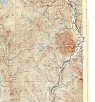 Lemington VT 1928 USGS Old Topo Map - Town Composite Essex Co.