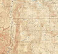 Mt Tabor VT 1893 USGS Old Topo Map - Town Composite Rutland Co.