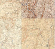 Newfane VT 1898-1933 USGS Old Topo Map - Town Composite Windham Co.