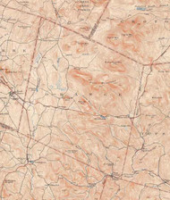 Orange VT 1948 USGS Old Topo Map - Town Composite Orange Co.