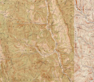 Rochester VT 1917-1926 USGS Old Topo Map - Town Composite Windsor Co.