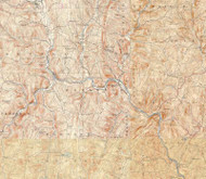 Royalton VT 1896-1926 USGS Old Topo Map - Town Composite Windsor Co.