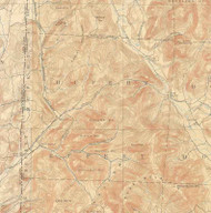 Rupert VT 1897-1904 USGS Old Topo Map - Town Composite Bennington Co.