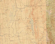 Salisbury VT 1904 USGS Old Topo Map - Town Composite Addison Co.