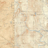 Searsburg VT 1898 USGS Old Topo Map - Town Composite Bennington Co.