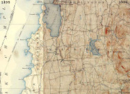 Shelburne VT 1895-1906 USGS Old Topo Map - Town Composite Chittenden Co.