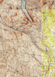 Sutton VT 1939 USGS Old Topo Map - Town Composite Caledonia Co.
