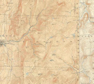 Woodford VT 1898 USGS Old Topo Map - Town Composite Bennington Co.