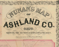 Title of Source Map -  Ashland Co., Ohio 1861 - NOT FOR SALE - Ashland Co. (Nunan)