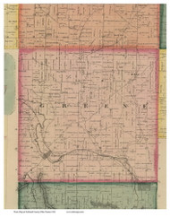 Green, Ohio 1861 Old Town Map Custom Print - Ashland Co. (Nunan)