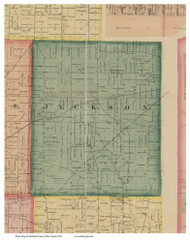 Jackson, Ohio 1861 Old Town Map Custom Print - Ashland Co. (Nunan)
