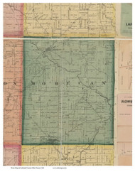 Mohecan, Ohio 1861 Old Town Map Custom Print - Ashland Co. (Nunan)