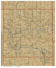 Green, Ohio 1897 Old Town Map Custom Print - Ashland Co.