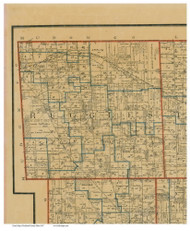 Ruggles, Ohio 1897 Old Town Map Custom Print - Ashland Co.