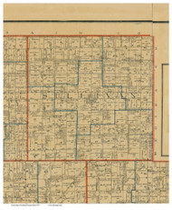 Sullivan, Ohio 1897 Old Town Map Custom Print - Ashland Co.