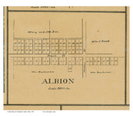 Albion - Jackson, Ohio 1897 Old Town Map Custom Print - Ashland Co.