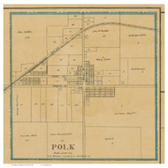 Polk - Jackson, Ohio 1897 Old Town Map Custom Print - Ashland Co.