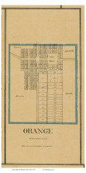 Orange Village - Ornage, Ohio 1897 Old Town Map Custom Print - Ashland Co.
