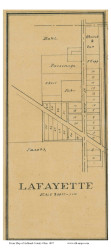 Lafayette - Perry, Ohio 1897 Old Town Map Custom Print - Ashland Co.