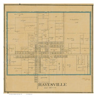 Hayesville - Vermillion, Ohio 1897 Old Town Map Custom Print - Ashland Co.