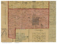 Jackson, Ohio 1860 Old Town Map Custom Print - Auglaize Co.