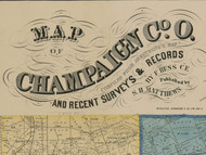 Title of Source Map -  Champaign Co., Ohio 1858 - NOT FOR SALE - Champaign Co.