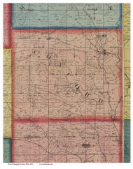Concord, Ohio 1858 Old Town Map Custom Print - Champaign Co.