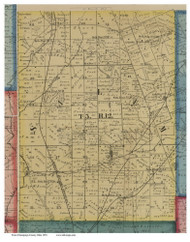 Salem, Ohio 1858 Old Town Map Custom Print - Champaign Co.