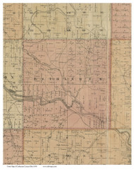 Bethlehem, Ohio 1850 Old Town Map Custom Print - Coshocton Co.
