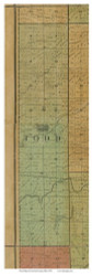 Todd - Todd, Ohio 1850 Old Town Map Custom Print - Crawford Co.
