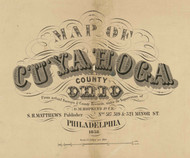 Title of Source Map -  Cuyahoga Co., Ohio 1858 - Copy C - NOT FOR SALE - Cuyahoga Co.