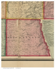 Breckville, Ohio 1858 - Copy C - Old Town Map Custom Print - Cuyahoga Co.