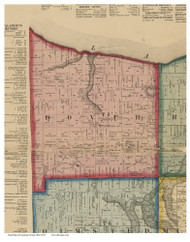 Dover, Ohio 1858 - Copy C - Old Town Map Custom Print - Cuyahoga Co.