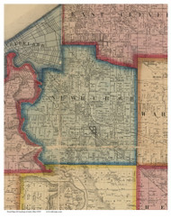 Newburgh, Ohio 1858 - Copy C - Old Town Map Custom Print - Cuyahoga Co.