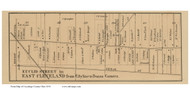 Euclid Street (part of) - East Cleveland, Ohio 1858 - Copy C - Old Town Map Custom Print - Cuyahoga Co.
