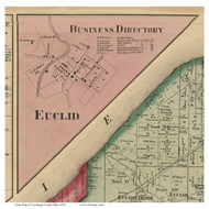 Euclid Village - Euclid, Ohio 1858 - Copy C - Old Town Map Custom Print - Cuyahoga Co.