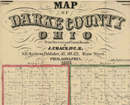 Title of Source Map -  Darke Co., Ohio 1857 - NOT FOR SALE - Darke Co.