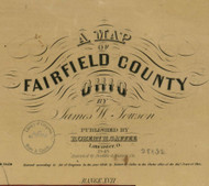 Title of Source Map -  Fairfield Co., Ohio 1848 - NOT FOR SALE - Fairfield Co.