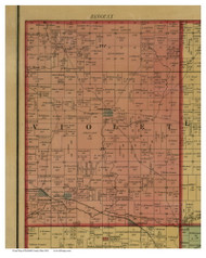 Violet, Ohio 1848 Old Town Map Custom Print - Fairfield Co.