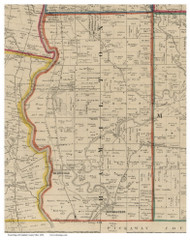 Hamilton, Ohio 1856 Old Town Map Custom Print - Franklin Co.