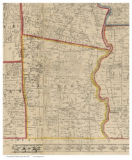 Jackson, Ohio 1856 Old Town Map Custom Print - Franklin Co.