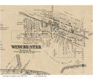 Winchester, Ohio 1856 Old Town Map Custom Print - Franklin Co.