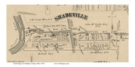 Shadeville, Ohio 1856 Old Town Map Custom Print - Franklin Co.