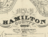 Title of Source Map - Hamilton Co., Ohio 1847 - NOT FOR SALE - Hamilton Co.