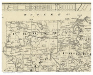 Crosby, Ohio 1847 Old Town Map Custom Print - Hamilton Co.