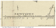Newtown - Anderson, Ohio 1847 Old Town Map Custom Print - Hamilton Co.