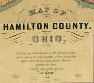 Title of Source Map - Hamilton Co., Ohio 1856 - NOT FOR SALE - Hamilton Co.