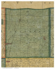 Sycamore, Ohio 1856 Old Town Map Custom Print - Hamilton Co.