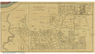 Mill Creek Township (Partial) - Mill Creek, Ohio 1856 Old Town Map Custom Print - Hamilton Co.