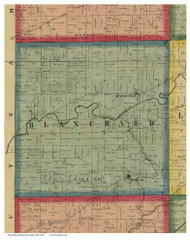 Blanchard, Ohio 1863 Old Town Map Custom Print - Hancock Co.